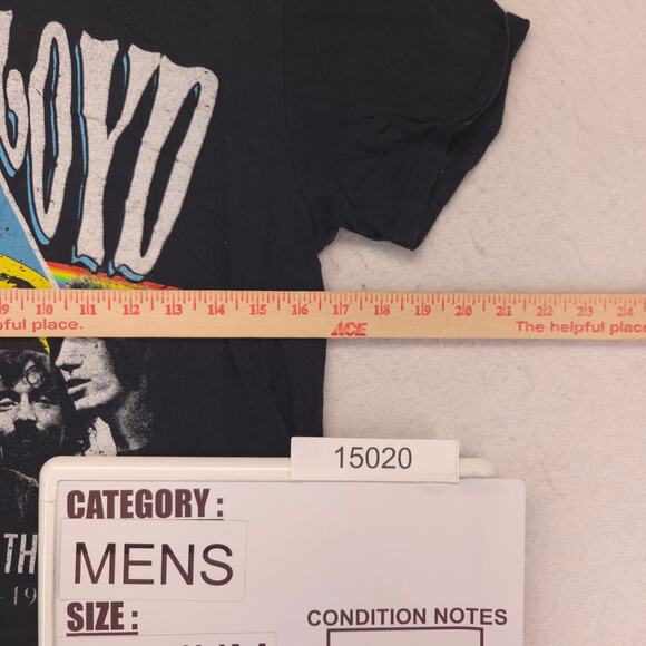 Pink Floyd Band Graphic Crew Neck T Shirt Adult Mens Size Medium M Black - Picture 7 of 9